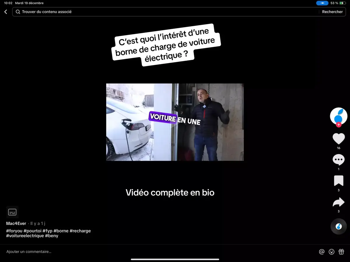 TikTok fait peau neuve sur l'iPad