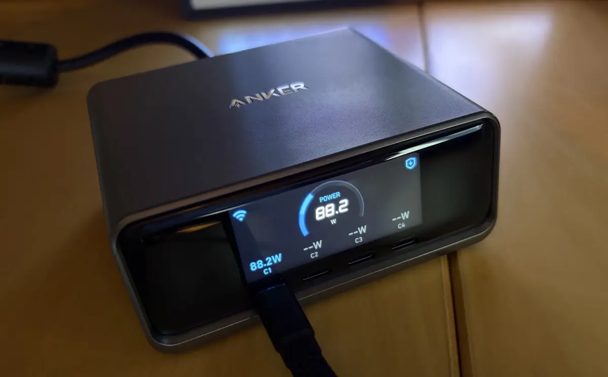 Le chargeur Anker 250W en promo &agrave; son meilleur prix&nbsp;: il affiche ce que consomment vos appareils&nbsp;!