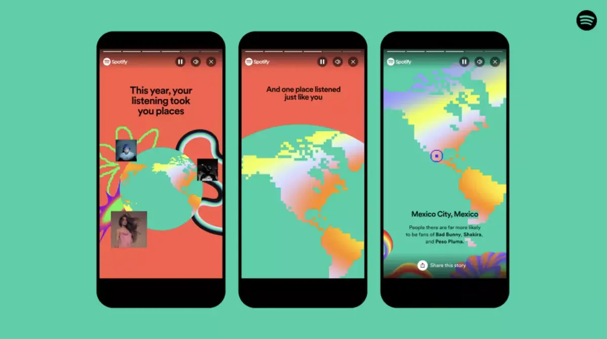 Le Spotify Wrapped 2023 vous assigne une ville en fonction de vos goûts