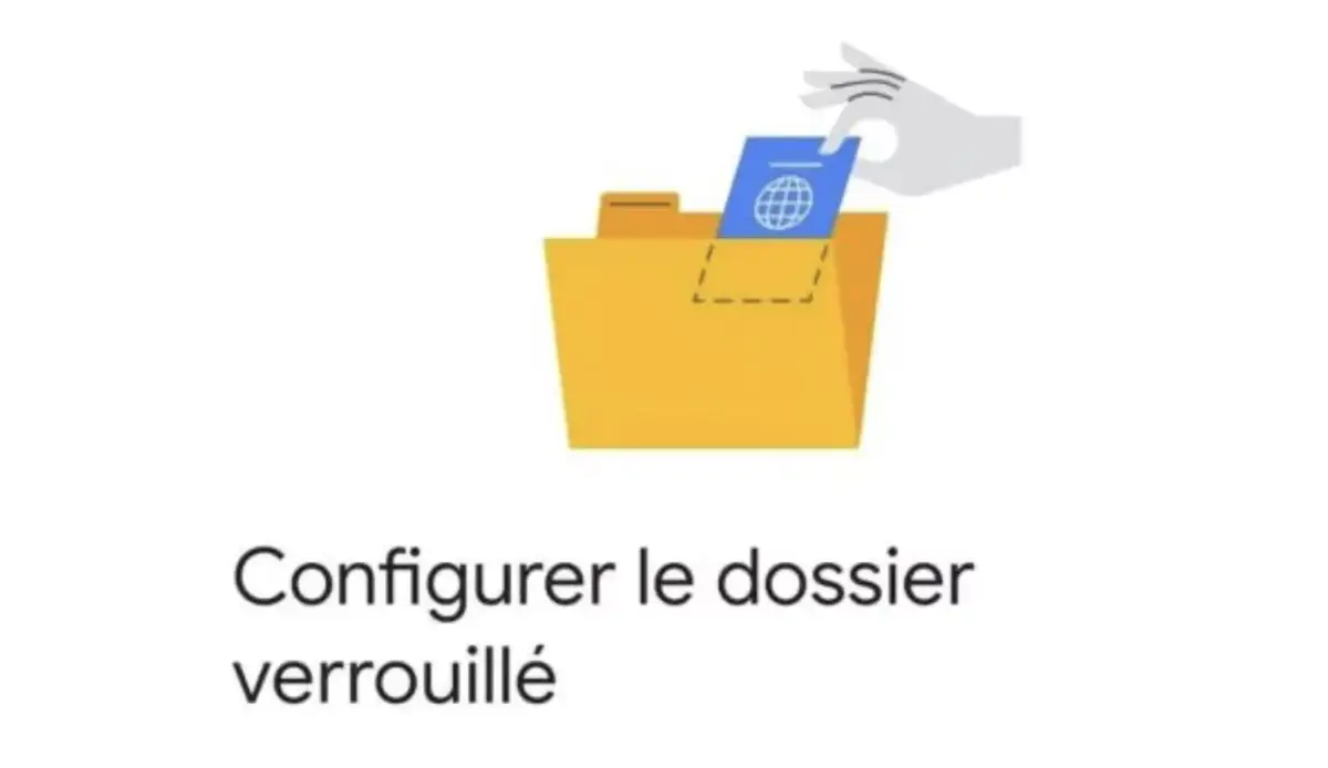 Dossier verrouillé Google Photos iPhone