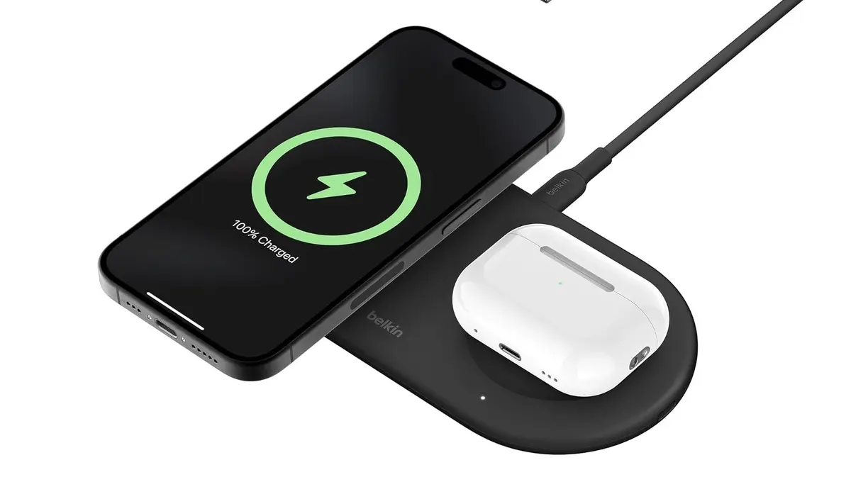 这款Belkin 2合2充电器上的大促销售价为29欧元，而不是79欧元（