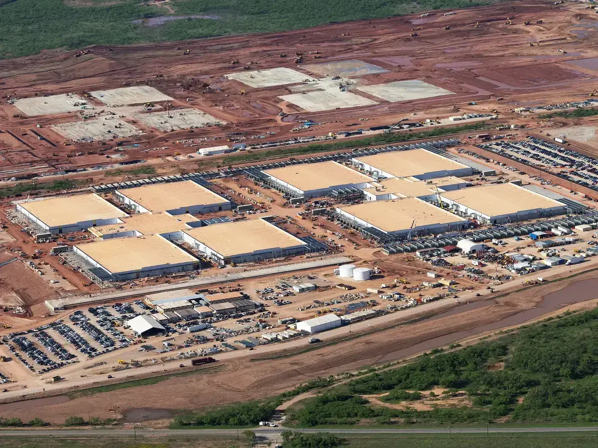 Les data centers en construction d'OpenAI.