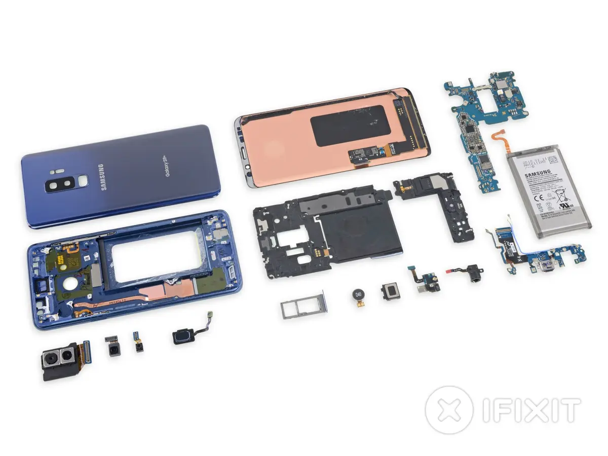 Le Galaxy S9+ n'est pas facilement réparable, note iFixIt