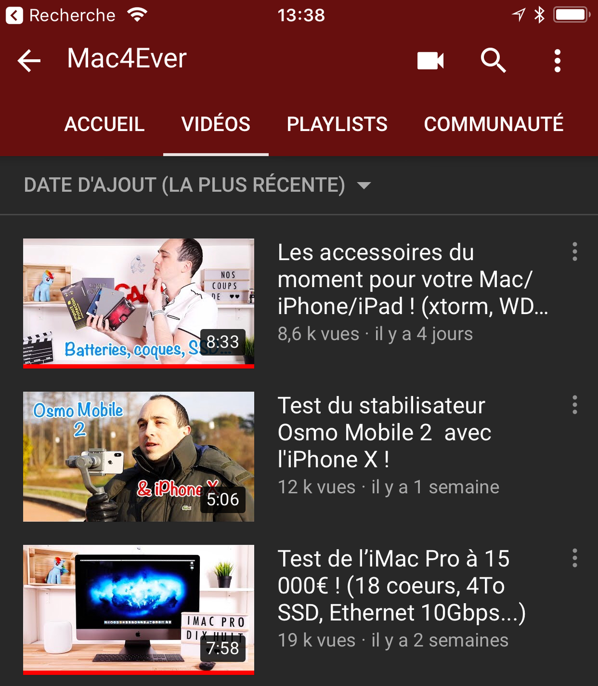 YouTube : un mode sombre pour l'app iOS et des efforts pour lutter contre les fake news