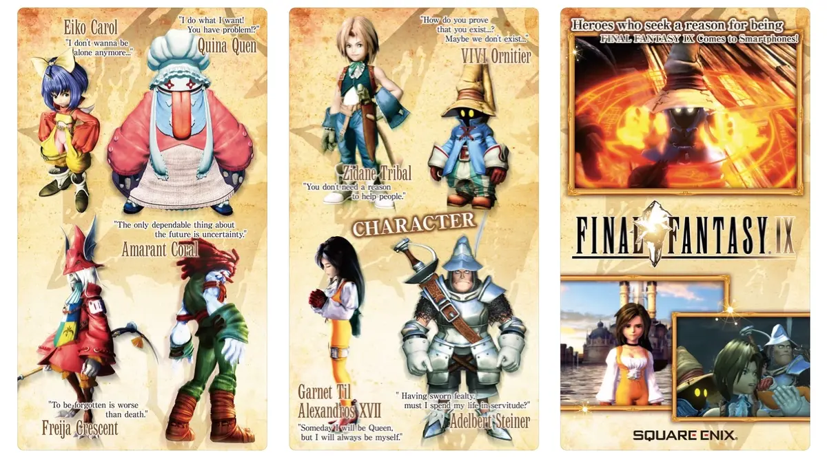 FINAL FANTASY IX joue la baisse de prix sur iPhone et iPad