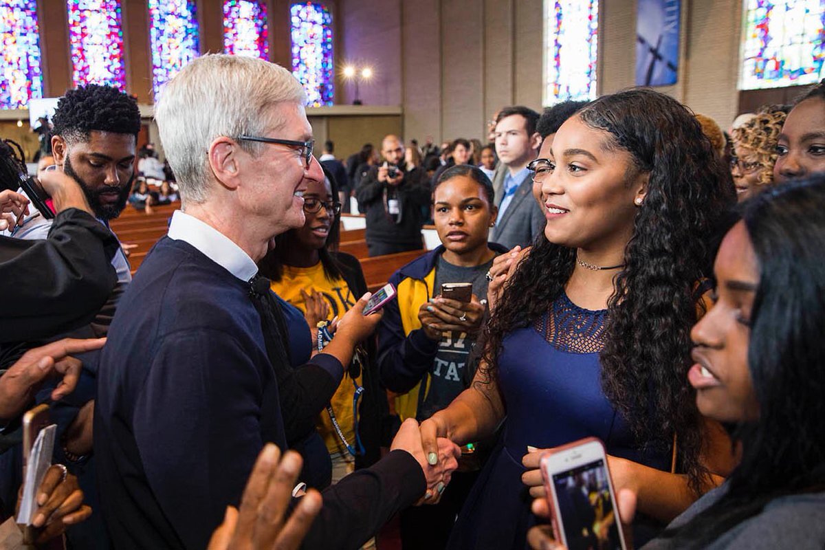 Tim Cook est en Alabama pour rendre hommage à Martin Luther King