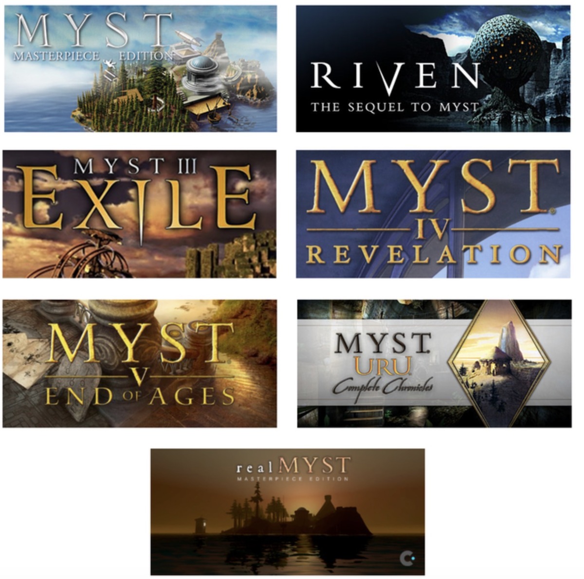 Le portage de Myst "Anniversaire " sur macOS (récent) n'est pas totalement abandonné
