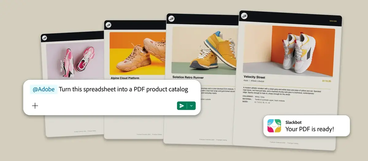 Photoshop, Acrobat, Firefly&nbsp;: Adobe arrive dans Slack avec plus de 70 outils cr&eacute;atifs