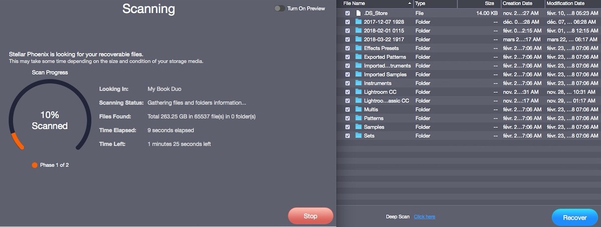 Test express de l'app de récupération de données Stellar Phoenix Mac Data Recovery Professional 8.0
