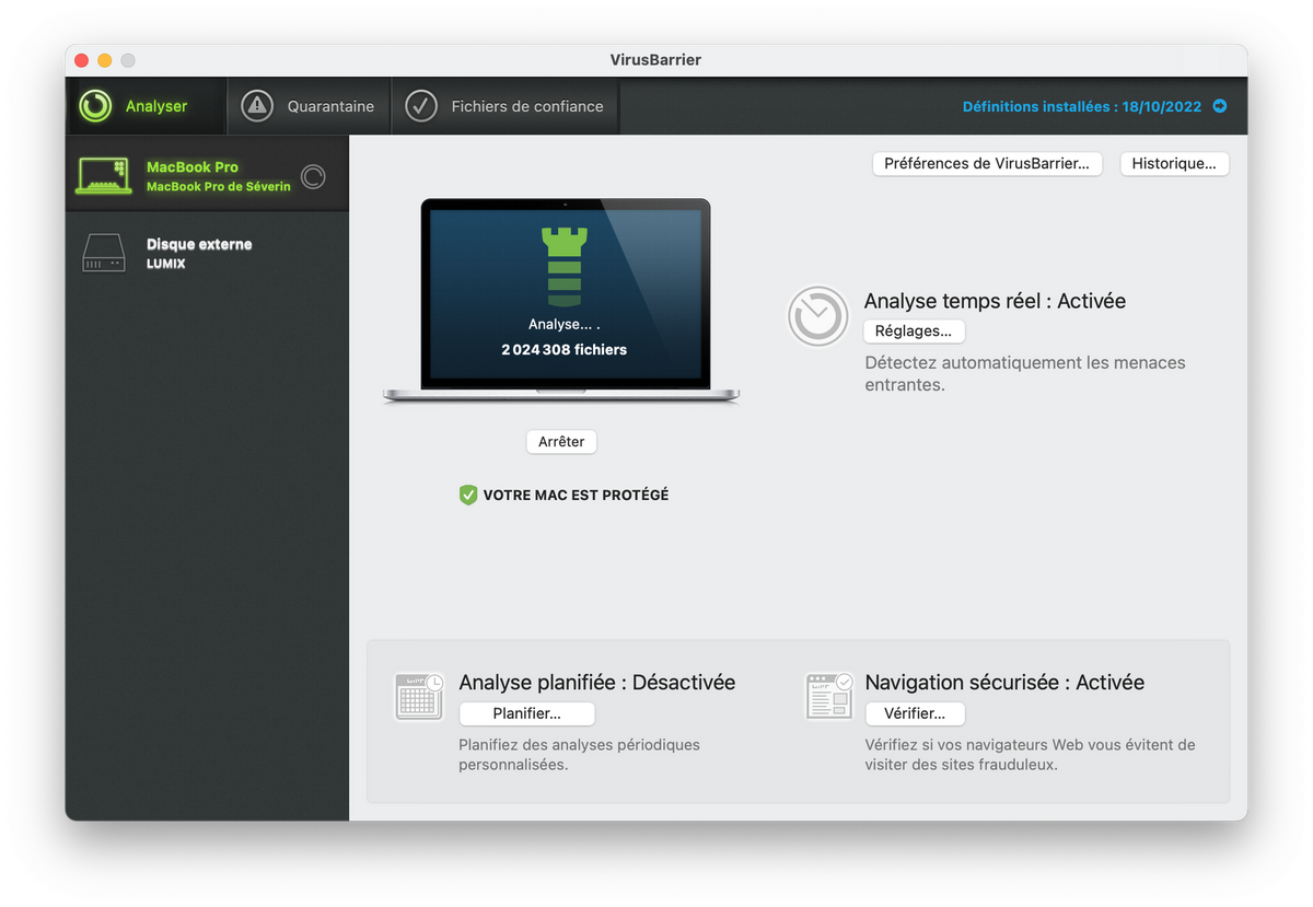 Test de VirusBarrier : le meilleur antivirus sur Mac