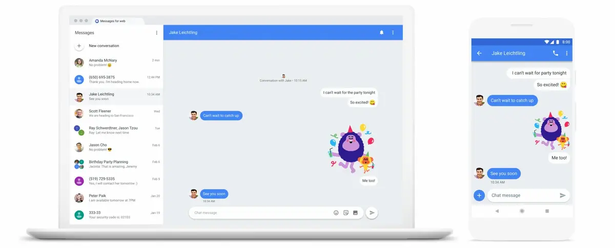 Chat : la réponse d'Android aux iMessages d'Apple