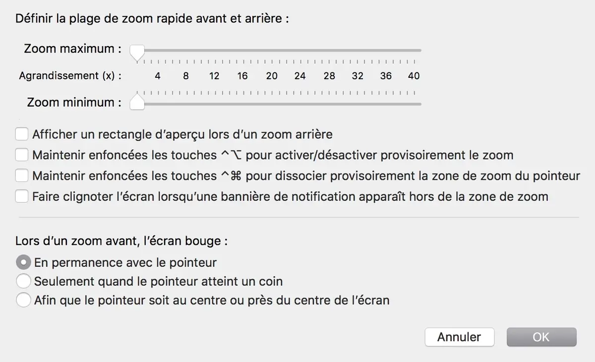 Astuce : comment zoomer à l'écran sur Mac ?