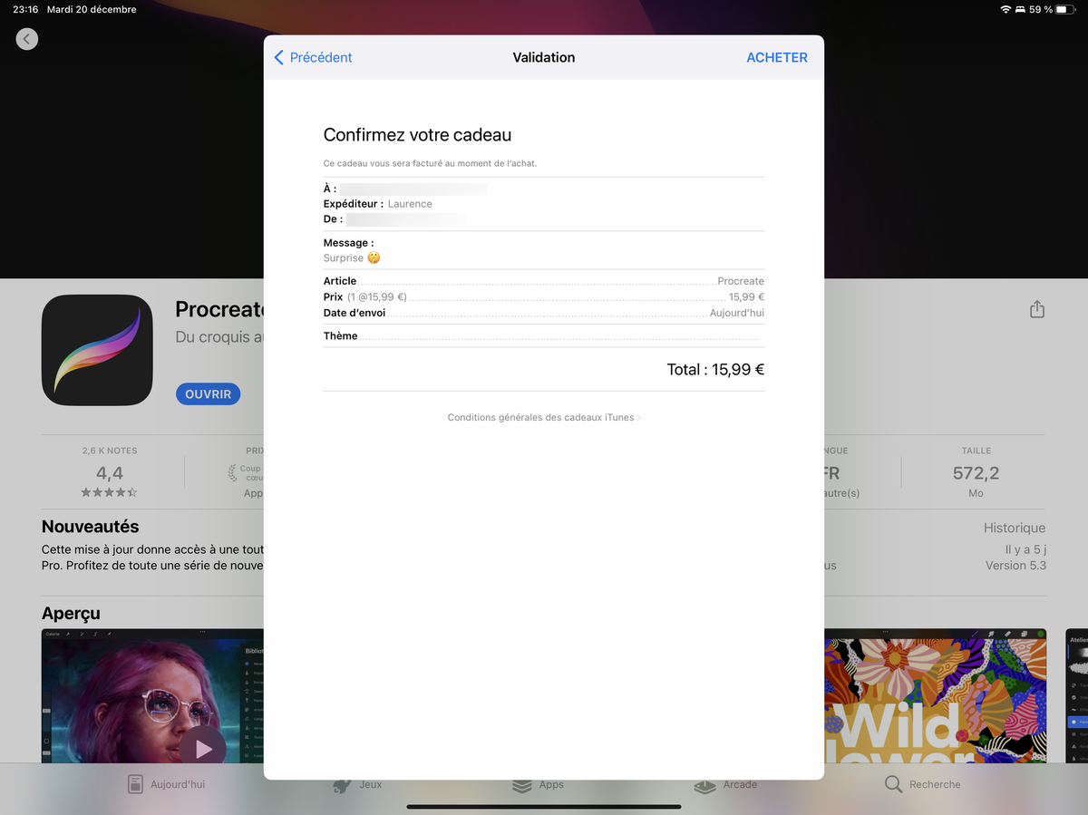 Idée cadeau : comment offrir une app à Noël depuis son iPhone ou son iPad ?