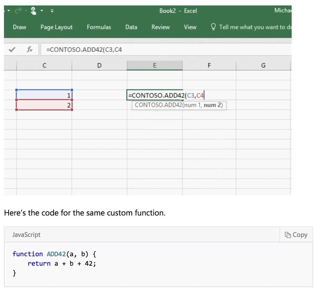 L'image du soir : le JavaScript débarque dans Excel !