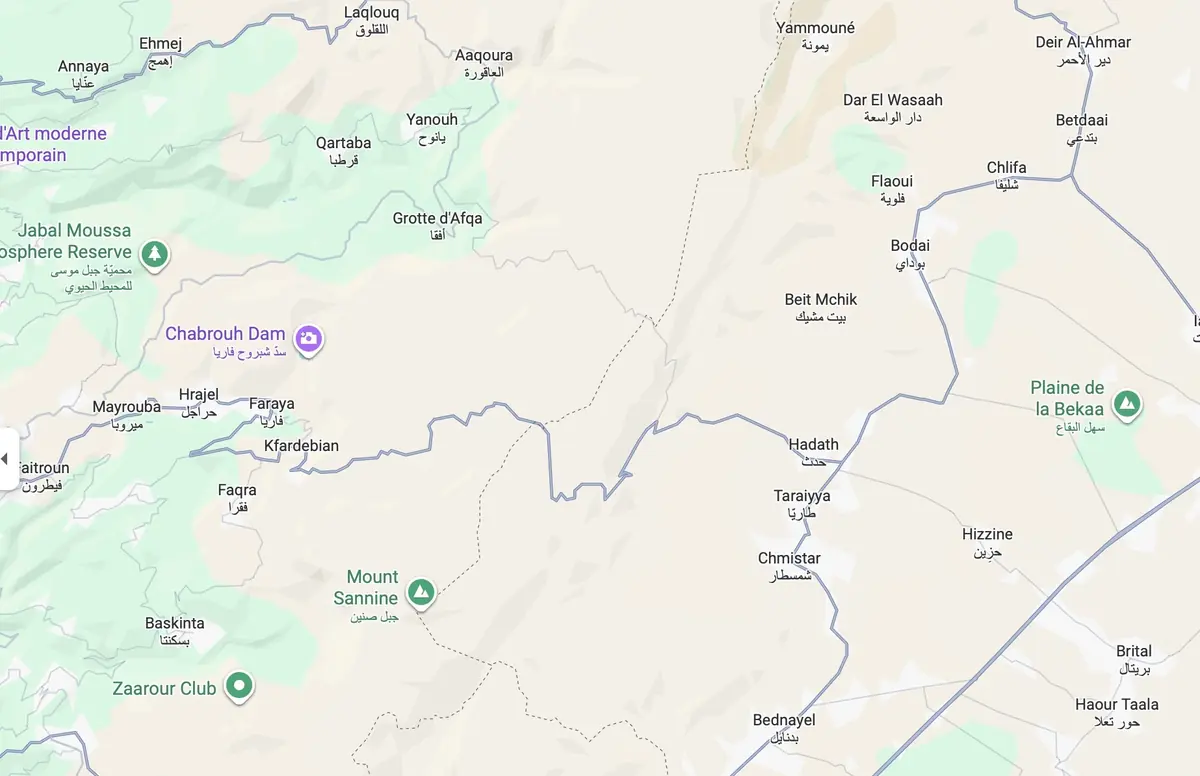 Selon le niveau de zoom, Google Maps en montre plus