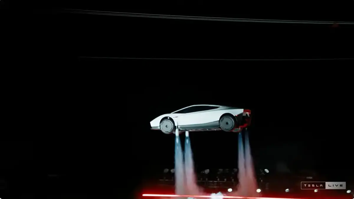 Tesla Roadster&nbsp;: il vole pour de vrai gr&acirc;ce aux fus&eacute;es de SpaceX
