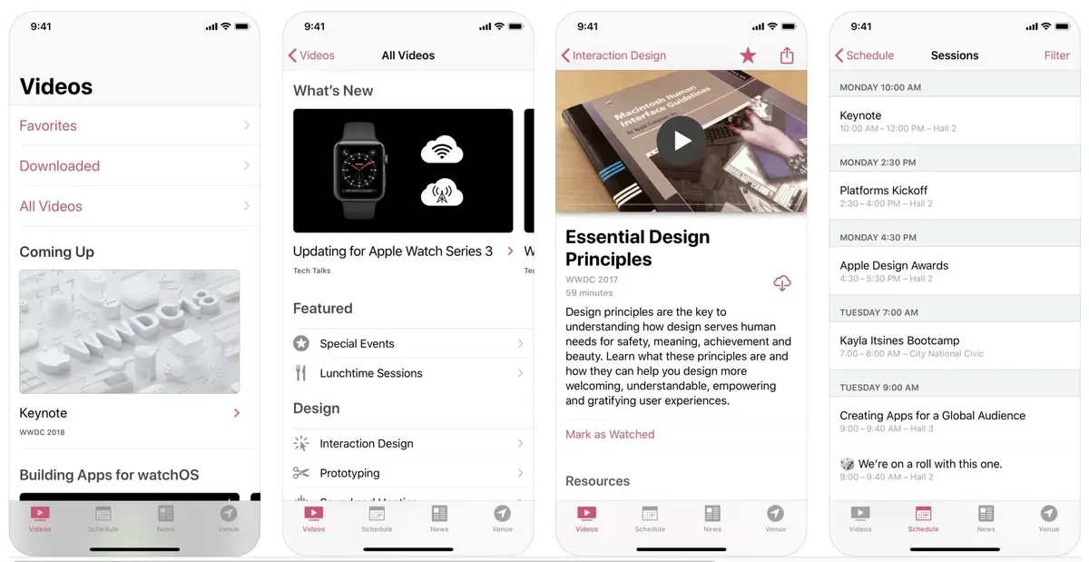 MAJ de l'App WWDC, à une semaine de la keynote !