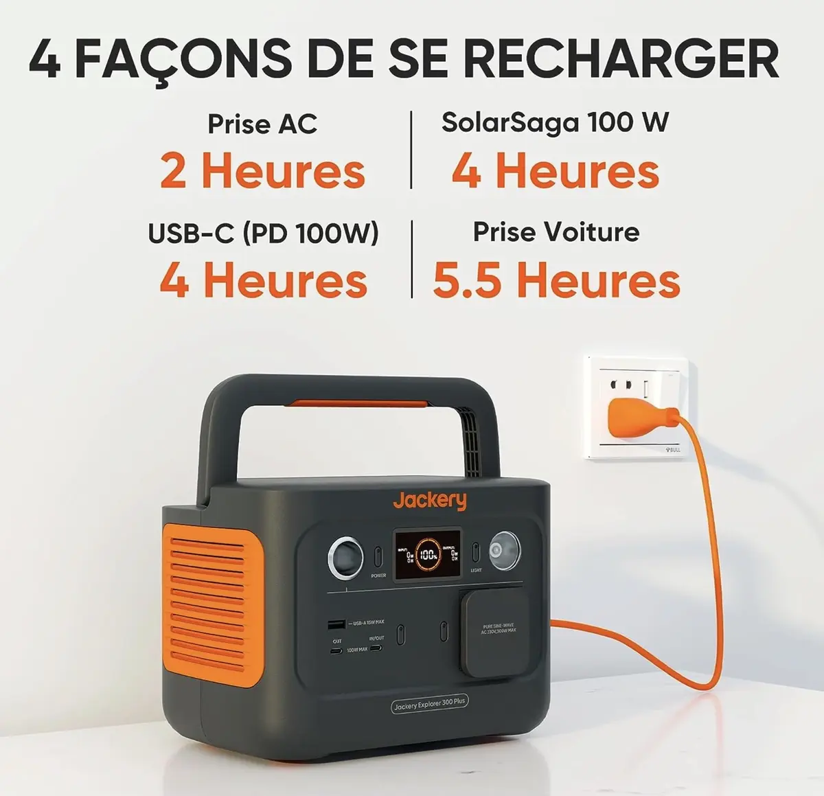 Batteries portables + solaire : promo sur les Jackery Explorer 300 Plus et 1000 Plus