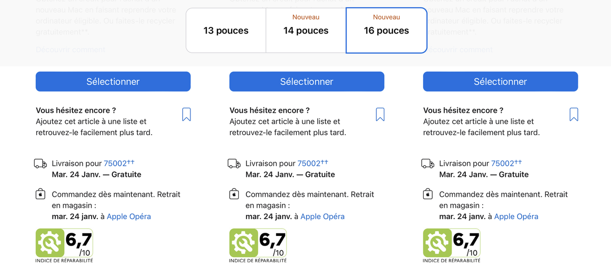 Les délais s'allongent en février pour certains MacBook Pro 14/16 et Mac mini M2