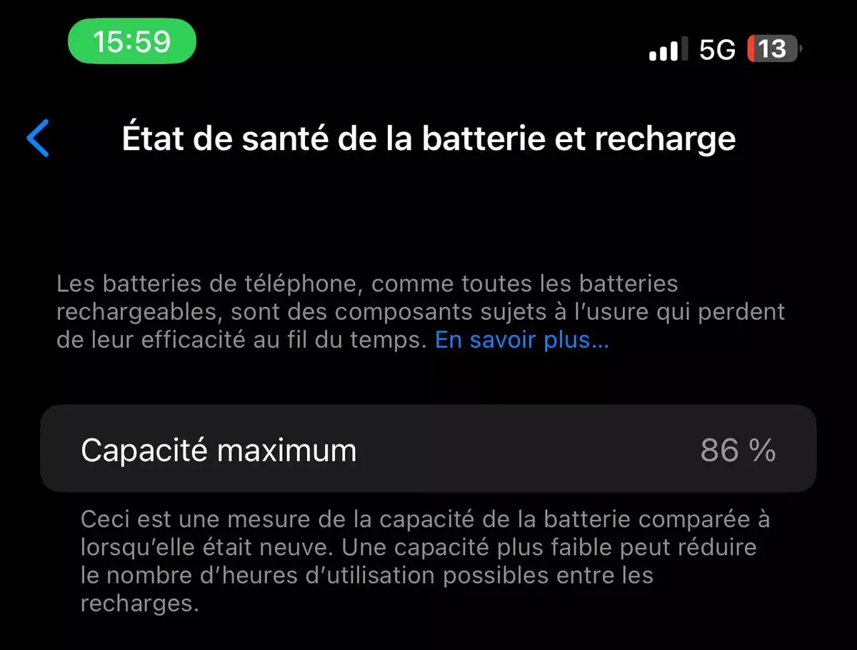 iPhone 12 Pro Max batterie d'origine