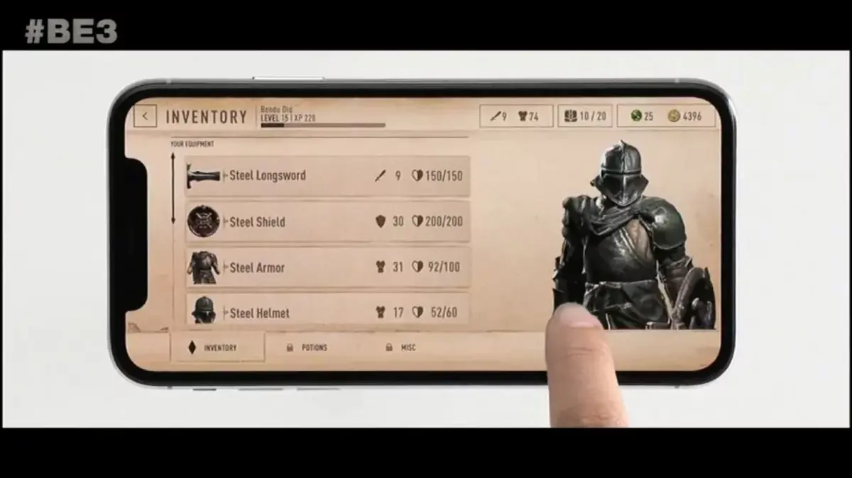 E3 : Bethesda va lancer "The Elder Scrolls Blades" על iOS