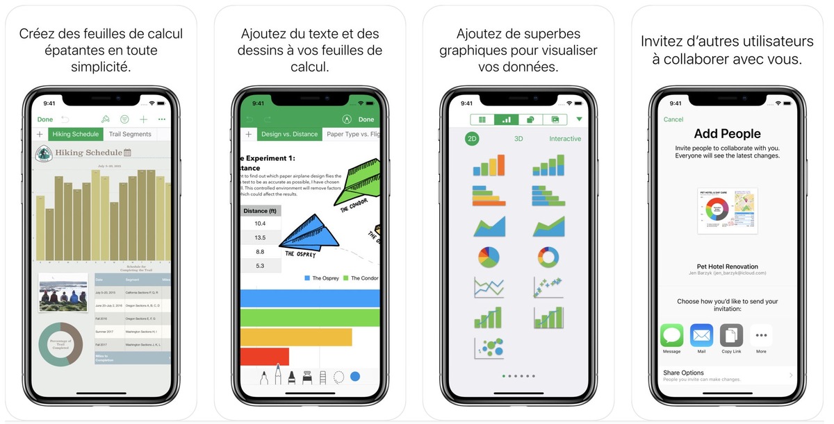 MAJ de Pages, Keynote et Numbers pour iOS/macOS (Pencil, LaTeX, MathML, audio...)