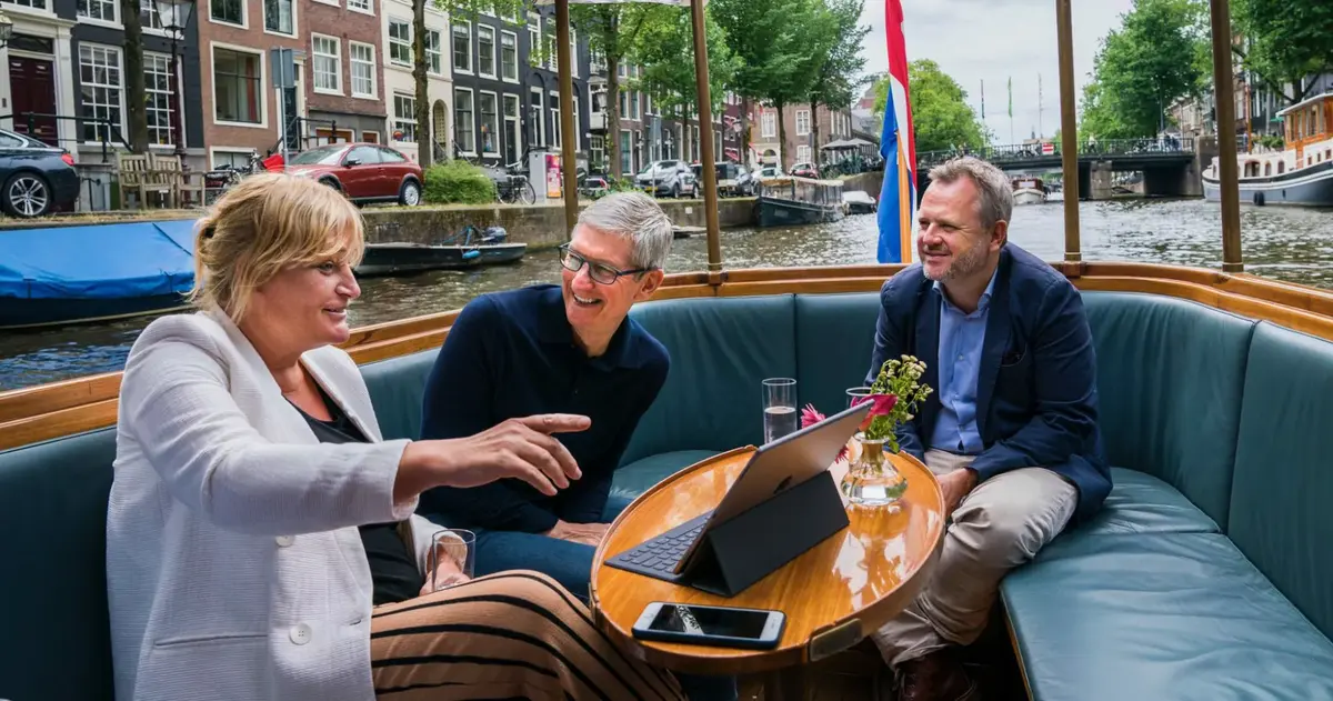 Tim Cook a passé le week-end à Amsterdam