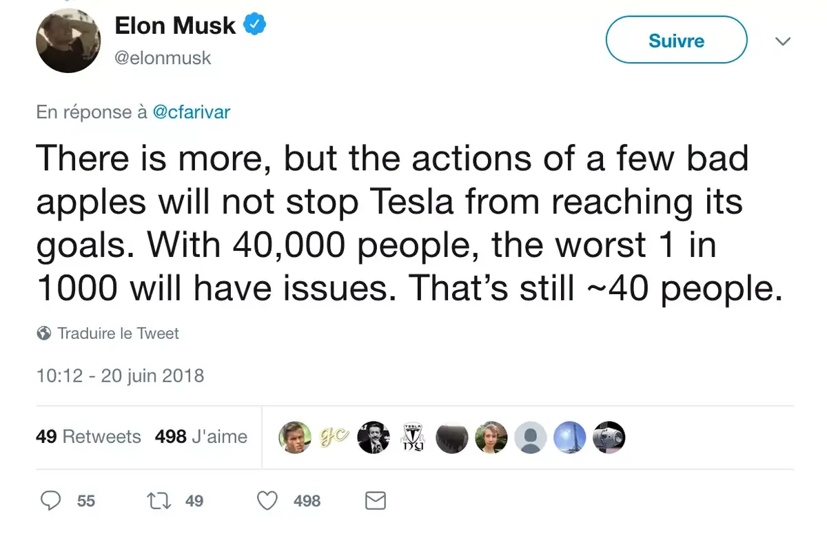 Tesla poursuit son salarié "pirate" et demande des sanctions exemplaires