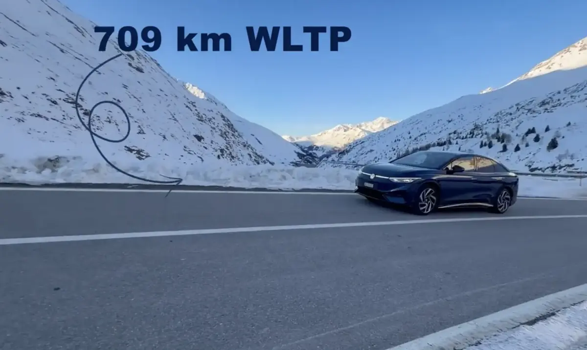 Essai Volkswagen ID7 Pro S&nbsp;: une autonomie de dingue&nbsp;! + test avec coffre de toit et sur neige