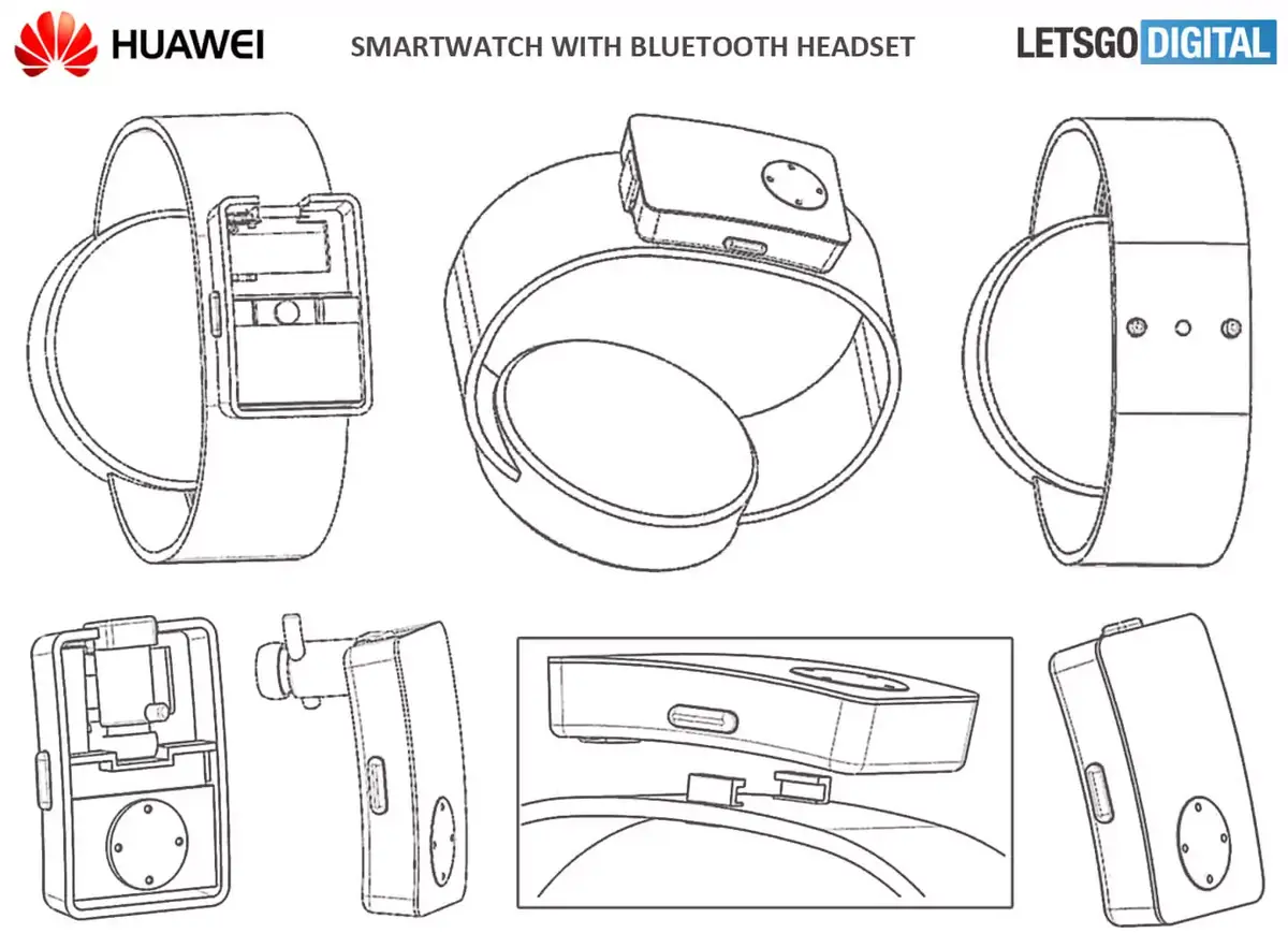 Des écouteurs cachés dans une future smartwatch Huawei ?