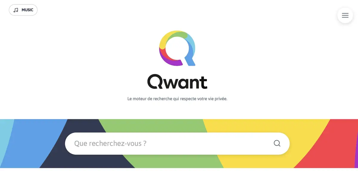 Le moteur de recherche européen Qwant présente sa nouvelle interface