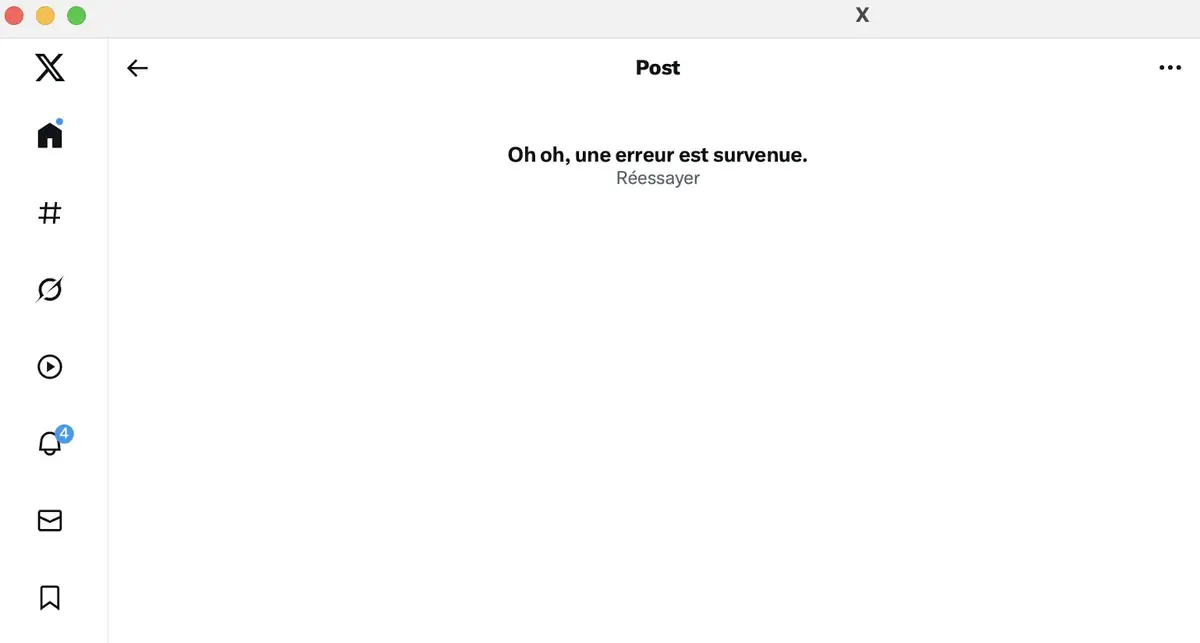 Discr&egrave;tement, X et Elon Musk tournent le dos au Mac