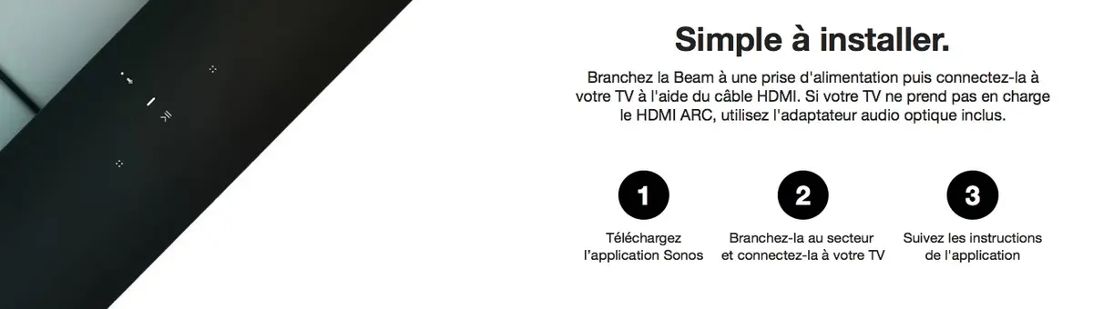 Test de la barre de son Sonos Beam : AirPlay 2, Alexa et configuration home cinema