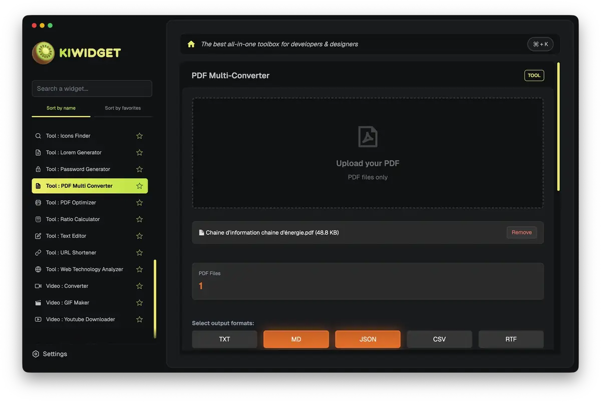 Connaissez-vous KiWidget, la boîte à outils avec des mini-widgets ultra-pratiques ?