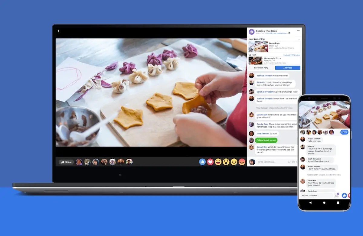 Facebook lance Watch Party, pour commenter des vidéos en live (comme sur Youtube)