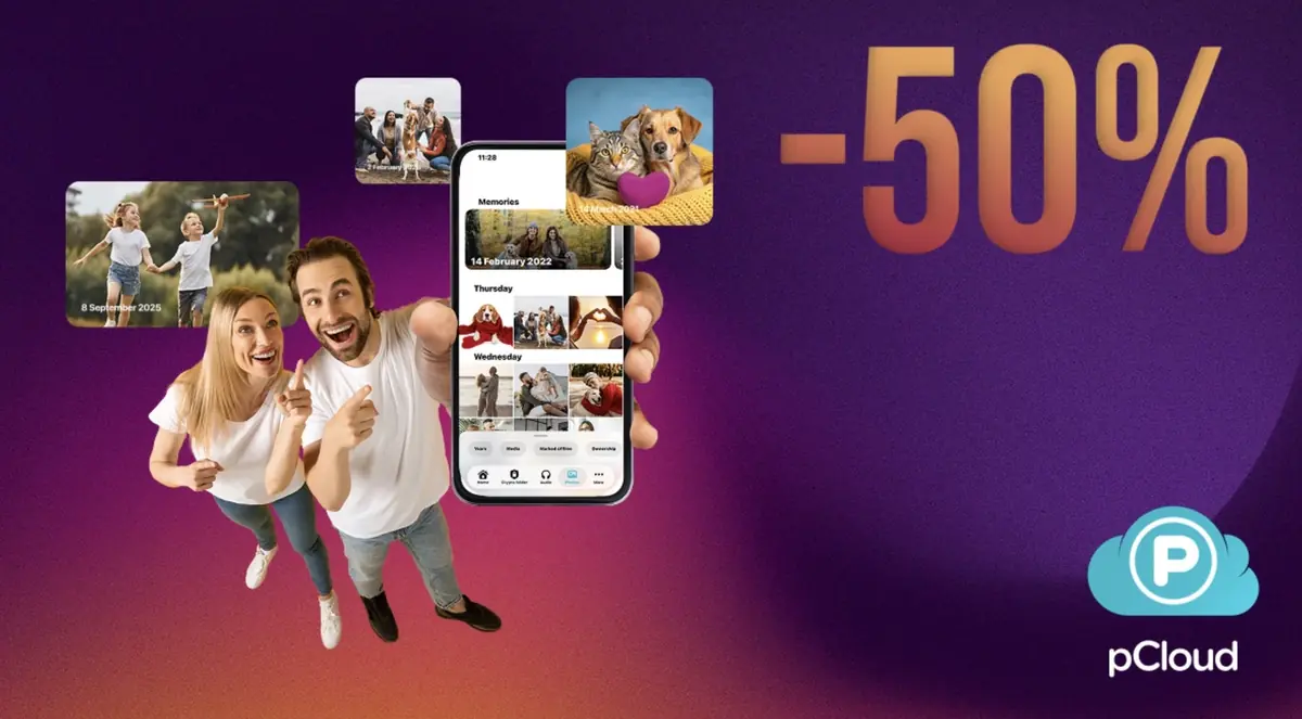 pCloud&nbsp;: -50% sur les offres cloud A VIE&nbsp;! (199&euro;/1To&nbsp;!)