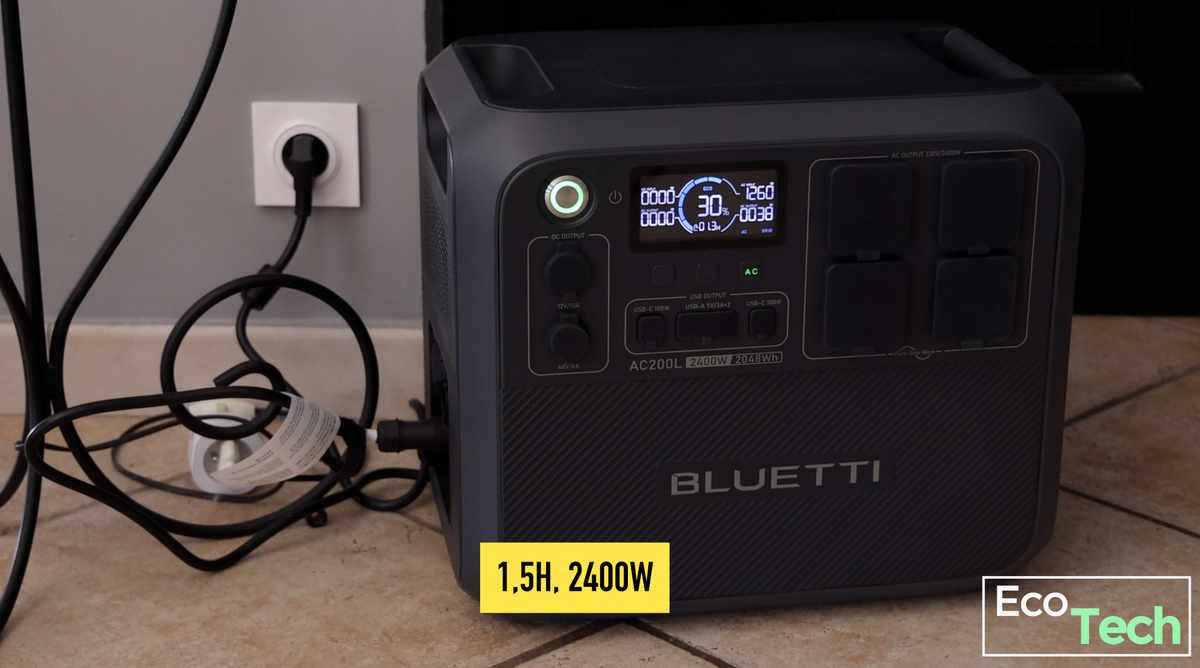 Test de la batterie Bluetti AC200L : puissante et polyvalente ! (+ Code Promo)