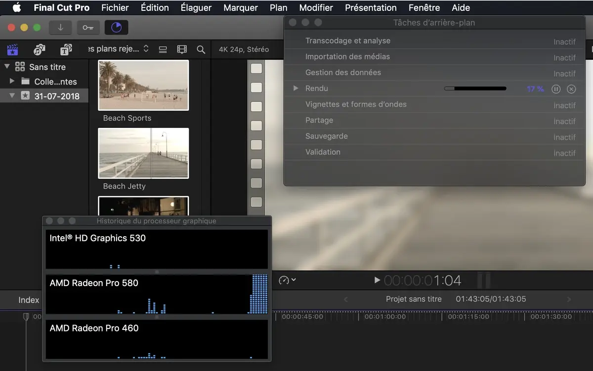 On a testé l'accélération "interne" de Mojave en eGPU (avec Final Cut Pro et Tomb Raider)