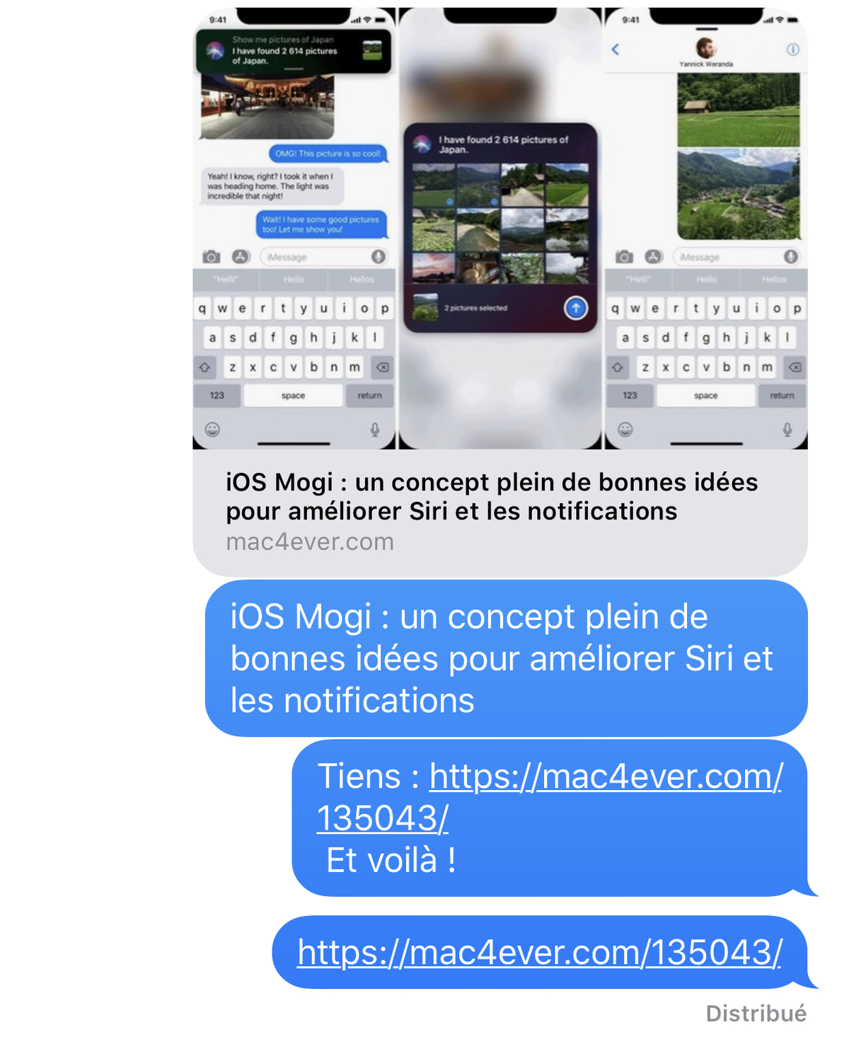 Astuce : envoyer des liens web sans aperçu par iMessage sur iOS et Mac