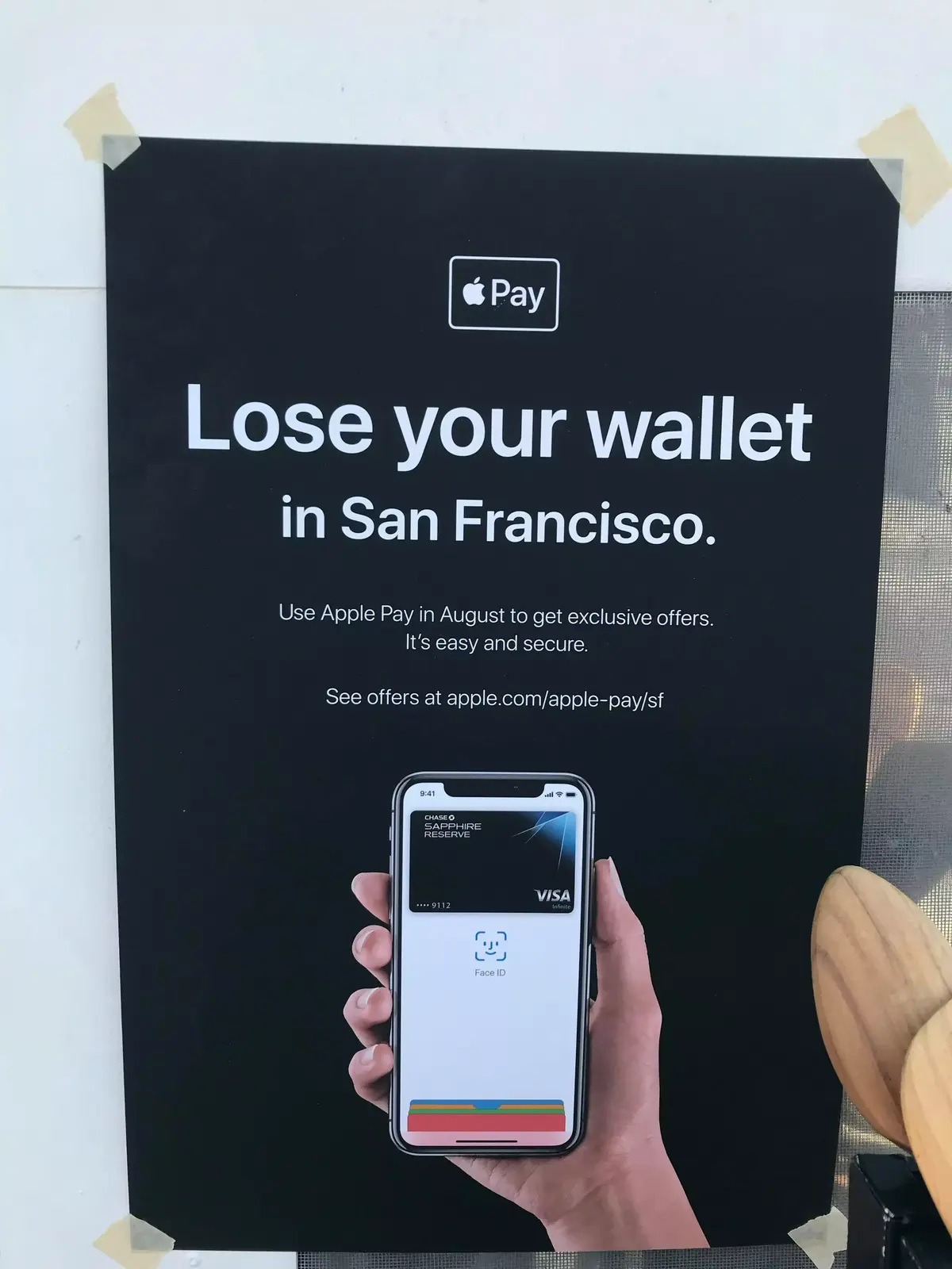 Apple Pay aurait besoin d'un peu de promo à San Francisco (photos)