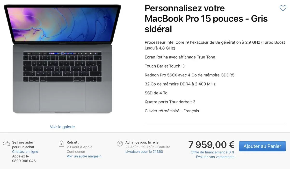 Test des MacBook Pro 2018