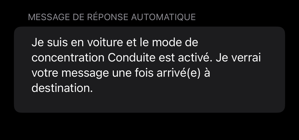 Comment activer le mode Conduite et les réponses automatiques sur un iPhone