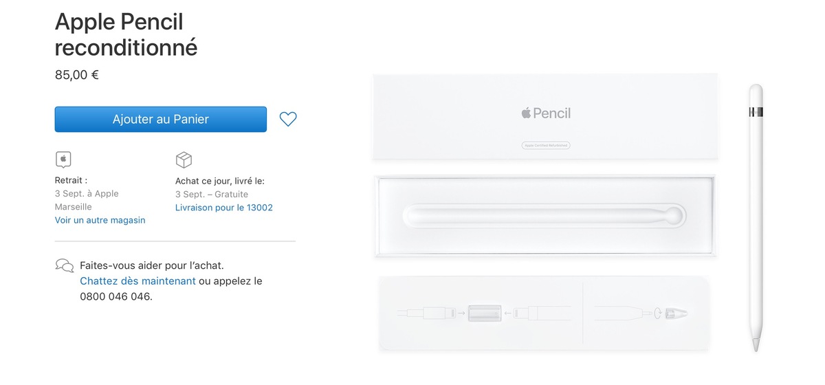 L'Apple Pencil est disponible sur le Refurb ! (+ Apple TV 4k dès 169€, Mac mini dès 459€...)