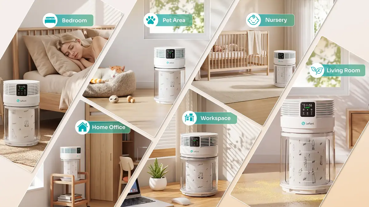 Lefant A1 Pro&nbsp;: 53 % de remise sur le purificateur d&rsquo;air&nbsp;! Id&eacute;al pour les enfants et animaux
