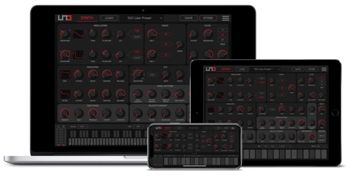 UNO synth une App gratuite macOS et iOS pour éditer les réglages du
