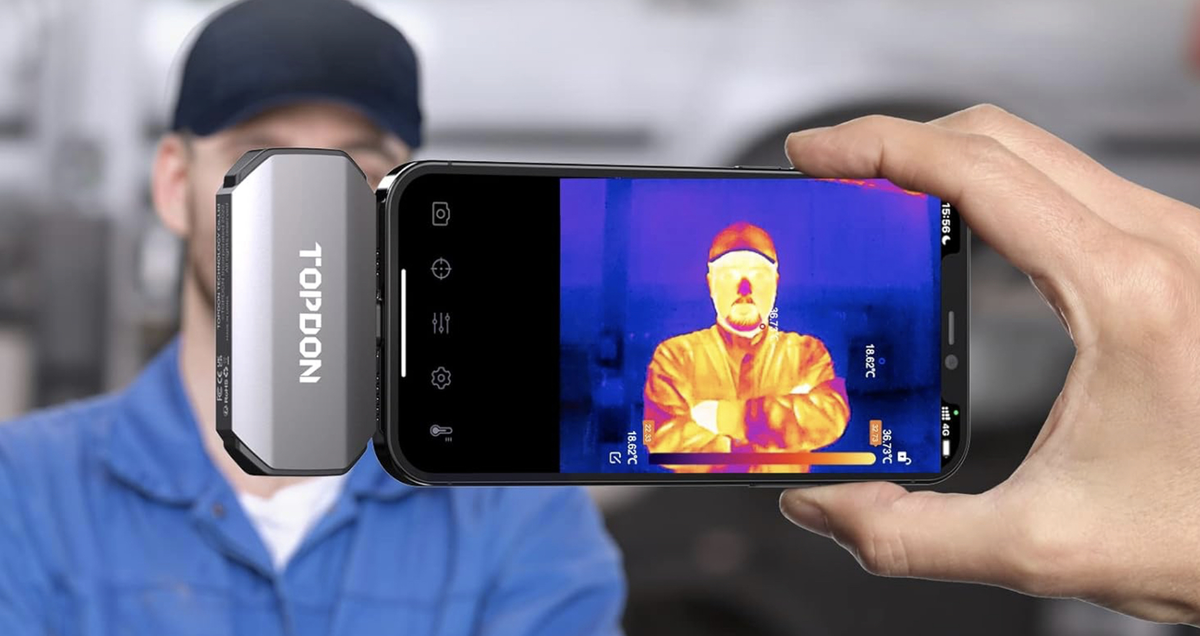 Test de la caméra thermique pour iPhone TOPDON (isolation, points chaud, animaux...)