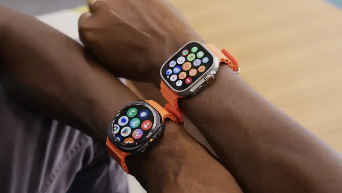 Samsung Galaxy Watch Ultra Apple Watch Ultra copie MKBHD