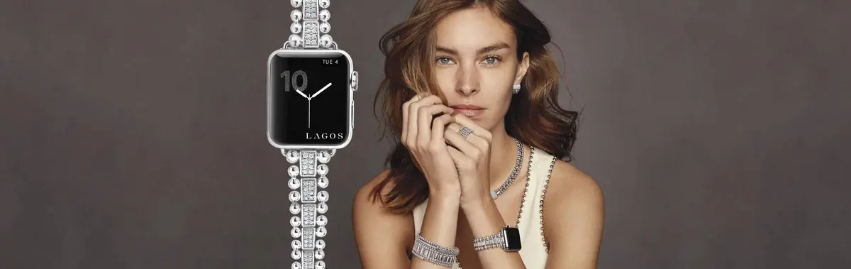 De l'or et des diamants pour l'Apple Watch avec de nouveaux bracelets signés Lagos