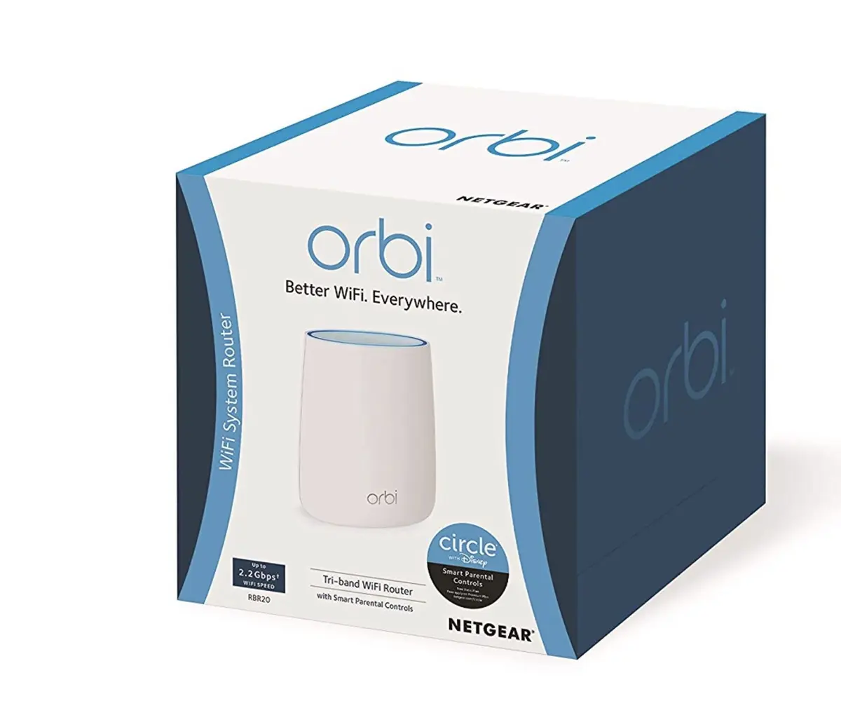 WiFi maillé : Orbi vend ses bornes RKB20 à l'unité (base et satellite)