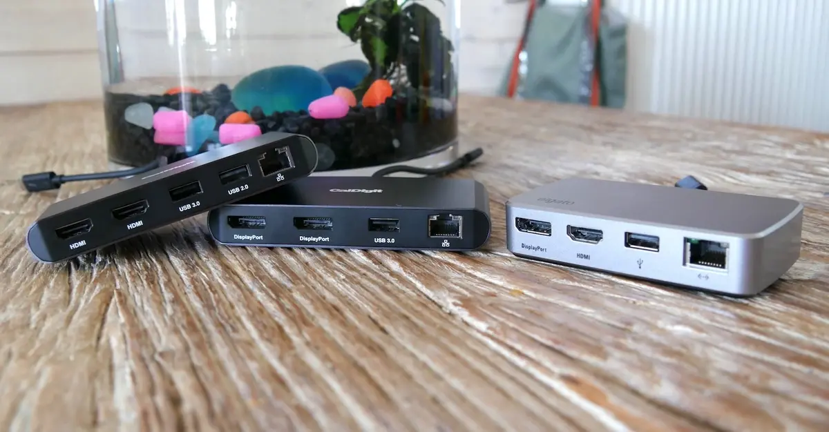 Test-express de trois docks Thunderbolt 3 compacts par Elgato et CalDigit